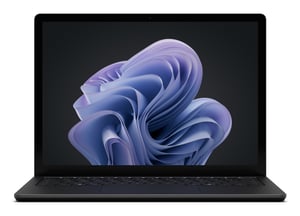 Microsoft Surface Laptop 6 Intel Core Ultra 5 135H 34,3 cm (13,5") pekskärm 16 GB LPDDR5-SDRAM 256 GB SSD Wi-Fi 6E (802.11ax) Windows 11 Pro Svart