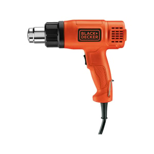 Black & Decker KX1650-QS värmepistol Varmluftspistol 740 l/min 600 °C 1750 W Svart, Orange