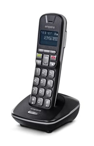 Emporia TH-21 Phone Handset DECT Phone Handset Caller Name and ID Black