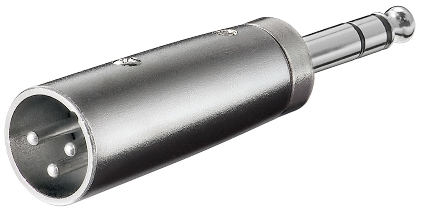 Goobay 27515 przejściówka do kabli XLR 6.35 mm Stal nierdzewna
