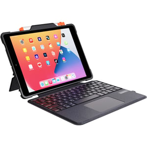 DEQSTER 40-1013779 tangentbord för mobila enheter, QWERTZ, tyska, USB + Bluetooth, svart
