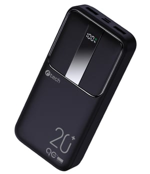 C-TECH BATCT1342 bank mocy Litowo-polimerowy (LiPo) 20000 mAh Czarny