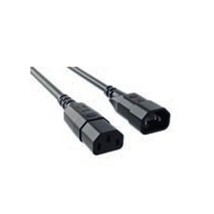 Bachmann 356.171 Netzkabel, schwarz, 2 m, C14-Stecker, C13-Stecker