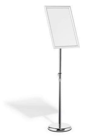 Durable 479923 Skyltfäste och informationsställ A3 Aluminium, plast, stål Silver