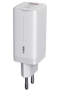 iBox ILUC65W ładowarka do urządzeń przenośnych Uniwersalne Biały Prąd przemienny Szybkie ładowanie Wewnętrzna