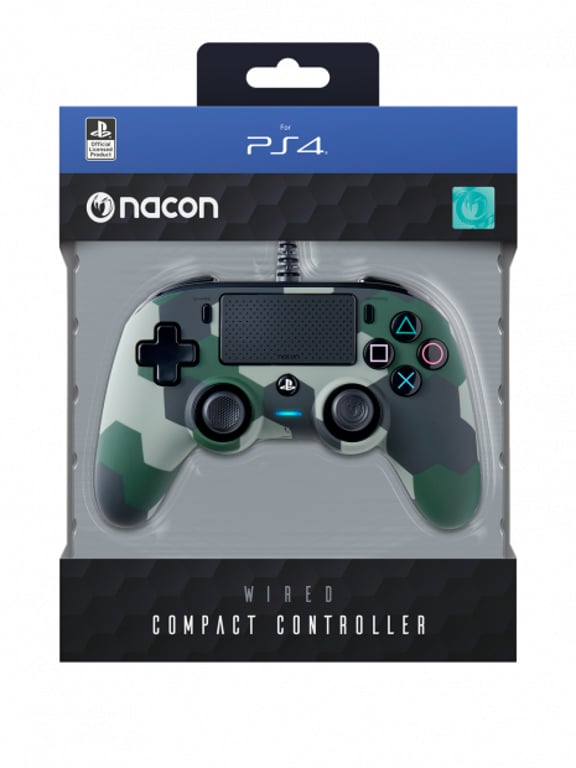 NACON Wired Compact Kamuflaż USB Gamepad Analogowa/Cyfrowa PC, PlayStation 4