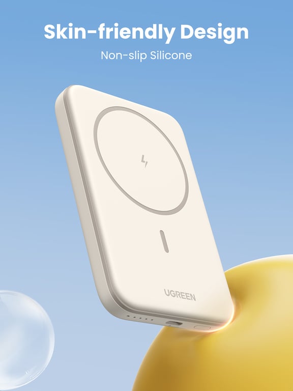 фото Зовнішній акумулятор (павербанк) Ugreen 5000mAh 15W White (25207)