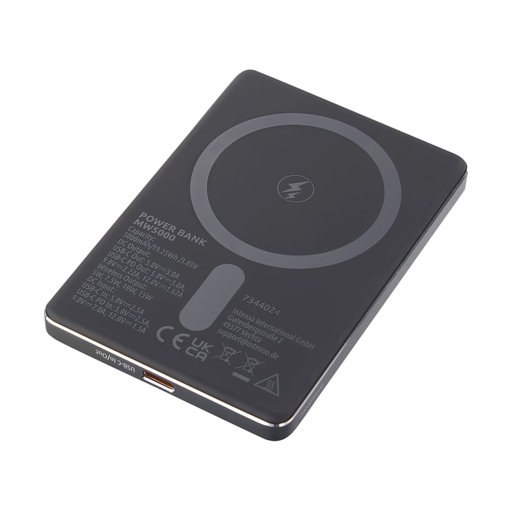 фото Зовнішній акумулятор (павербанк) Intenso MW5000 5000 mAh Grey (7344024)