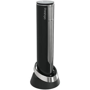Prestigio MAGGIORE Elektrischer Weinöffner Schwarz, Silber
