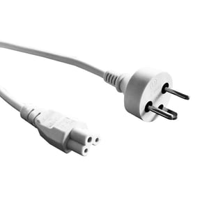 ROLINE 30.08.9024 Power Cable, White, 1.8 m, DK-EDB C5 Panel