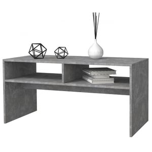Topeshop MESA BETON Coffee Table, Free-Form Design, 1 Leg