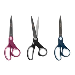 Herlitz 8740102 skol- och papperssax, universell, rak skärning, flerfärgad