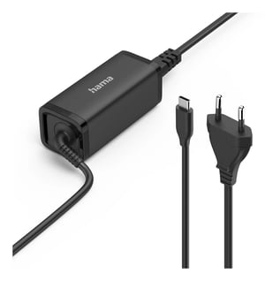 Hama 00200023 Netzteil/Wechselrichter für den Innenbereich, 65 W, schwarz