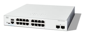 Cisco Catalyst C1200-16T-2G-RF przełącznik sieciowy Zarządzany L2 Gigabit Ethernet (10/100/1000) Biały