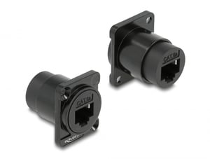 DeLOCK D-Type-RJ45-Cat.6A-Modul, Buchse auf Buchse