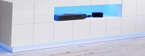 Cama Lighting REJA TV Cabinet, Blue