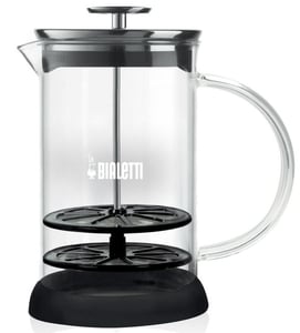 Bialetti 4410 mjölkskummare/mjölkvärmare Manuell elektrisk mjölkskummare Svart, genomskinlig