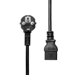 ProXtend PC-FAC19-0005 Netzkabel, schwarz, 0,5 m, Netzstecker Typ F C19, Panel