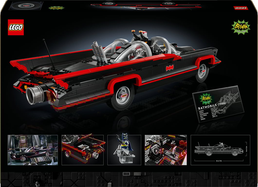 фото Авто-конструктор LEGO DC Batman Бетмобіль із класичного серіалу «Бетмен» (76328)