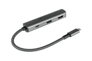 Alcasa HUB-C002A USB Type-C Hubs and Concentrators, 5000 Mbit/s, Anthracite