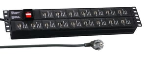 EFB Elektronik EK631USB.2 rozgałęziacz 3 m 0 x gniazdo sieciowe Wewnętrzna Czarny