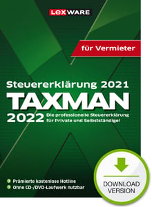 Lexware TAXMAN 2022 FR LANDLORD