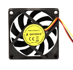 Gembird D7015SM-3 Computer Cooling System Computer Case Fan Black