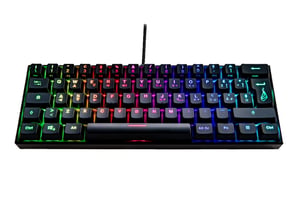 SureFire KingPin M1 USB-gamingtangentbord QWERTY, italienskt, svart