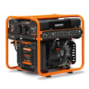 Daewoo GDA 4600i generator 3200 W 15 l bensin svart, orange
