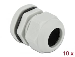 DeLOCK Tuleja kabli PG25, 10 szt. biały