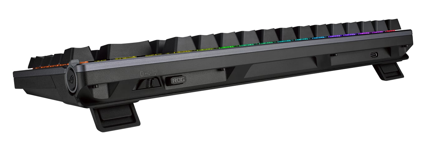 ASUS ROG Azoth klawiatura Gaming USB + RF Wireless + Bluetooth Czarny