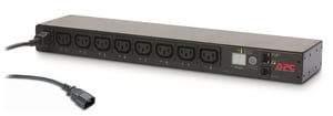 APC AP7920B Stromverteilereinheit (PDU) mit 8 Netzwerkanschlüssen, 0U/1U, schwarz
