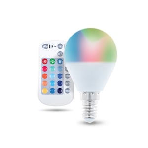 Forever Light LZE14G45RGB5W lampa LED Wielo 3000 K 5 W E14 A