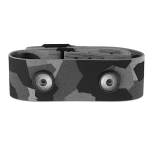 Polar Pro Strap Herzfrequenzmesser-Armband aus Silikon und Stoff, schwarz, grau