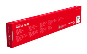 HyperX HX-WR podkładka pod nadgarstek Żelowy, Pianka termoelastyczna, Guma Czarny