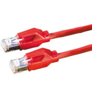 Draka Comteq S/FTP Patch cable Cat6, Red, 0.5m kabel sieciowy Czerwony 0,5 m