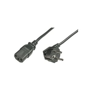 LOGON TC005NC Czarny 0,5 m C13 panel CEE7/5