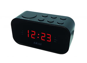 Akai ACR-3088 radio Zegar Cyfrowy Czarny