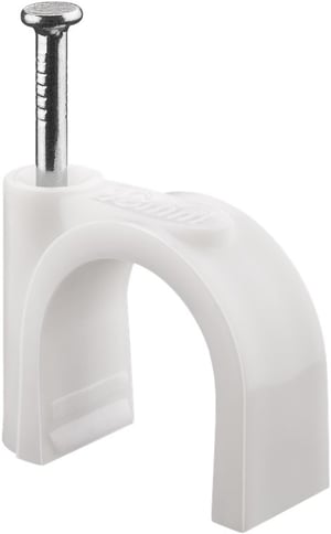Goobay 17085 Cable Organizer, White, 100 pcs.