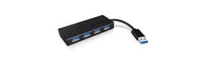 ICY BOX IB-AC6104-B USB 3.2 Gen 1 (3.1 Gen 1) Type-A 5000 Mbit/s Black