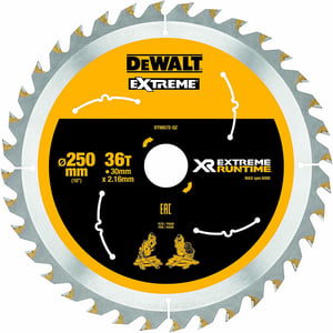 DeWALT DT99572-QZ sågblad för cirkelsåg, 25 cm, 1 st.