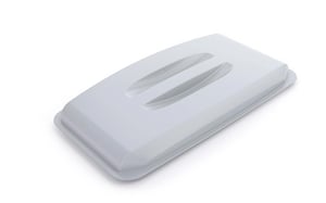 Durable 1800497050 Trash Can Lid, Gray