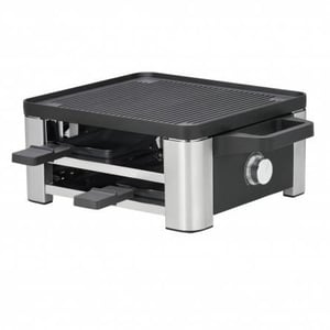 WMF 61.3024.5155 Raclette-Grill für 4 Personen. Schwarz, Edelstahl