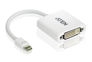 ATEN VC960-AT Mini DisplayPort-zu-DVI-I-Kabeladapter, weiß