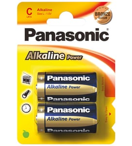 Goobay LR14 2-BL Panasonic Alkaline Power Jednorazowa bateria C Alkaliczny