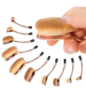 Rio Beauty Professional Microfiber Oval