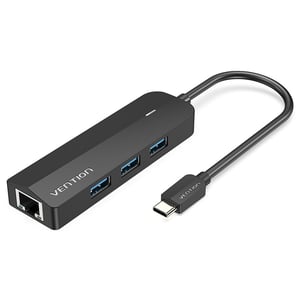 Vention TGPBB USB Type-C Hubs and Concentrators, 5000 Mbit/s, Black