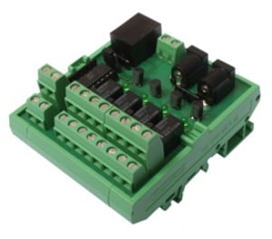 ONLINE USV-Systeme Relaisbox, serieller Konverter/Repeater/Isolator, schwarz, grün