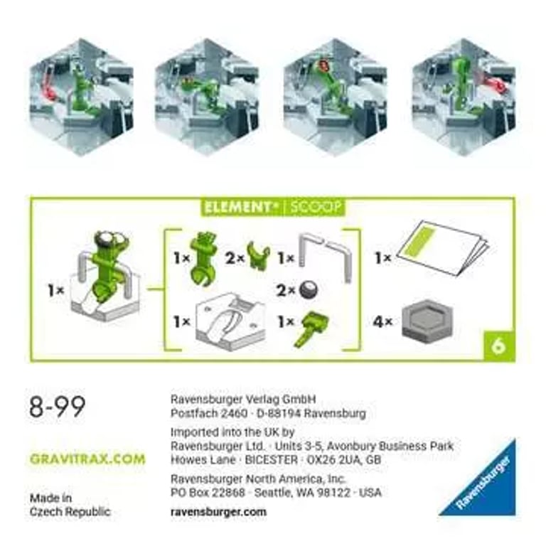 Ravensburger GraviTrax Element Scoop akcesorium do zabaw motoryki ruchu