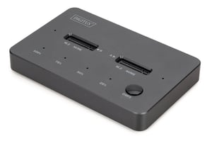 Digitus DA-71545-1 USB 3.2 Gen 1 (3.1 Gen 1) Type-C-Dockingstation für Festplatten, schwarz